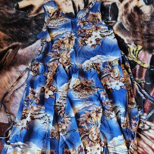 Hawaiian Original Girls Dress Size L Hilo Hawaii Made in Hawaii